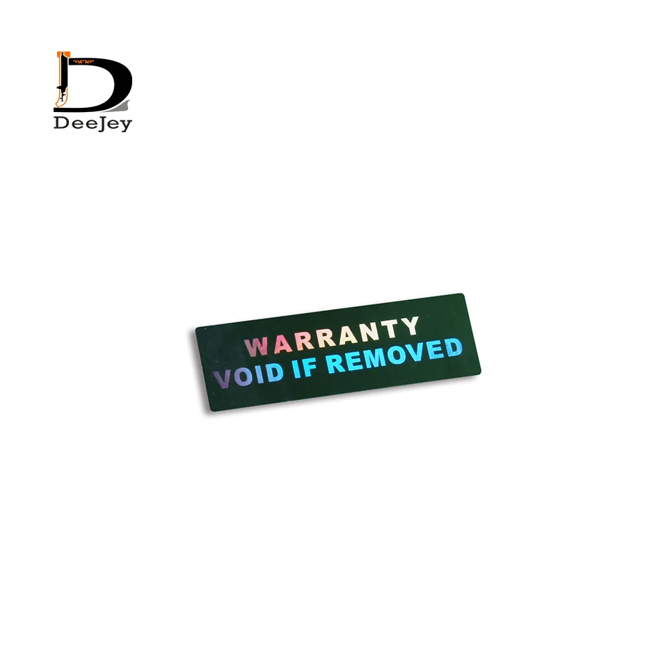 

Stock laser hologram stickers Warranty stickers VOID IF REMOVED 10x30mm 2000pcs lot