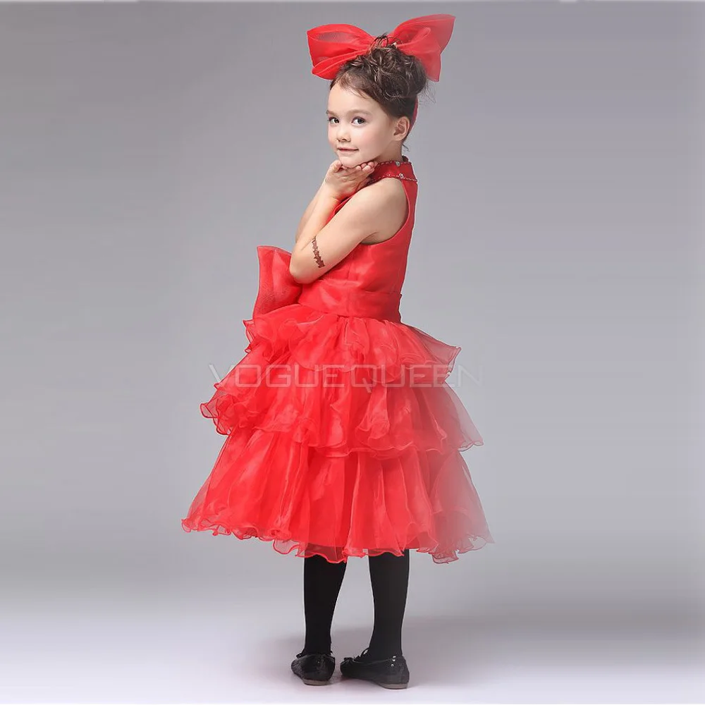 berry flower girl dresses