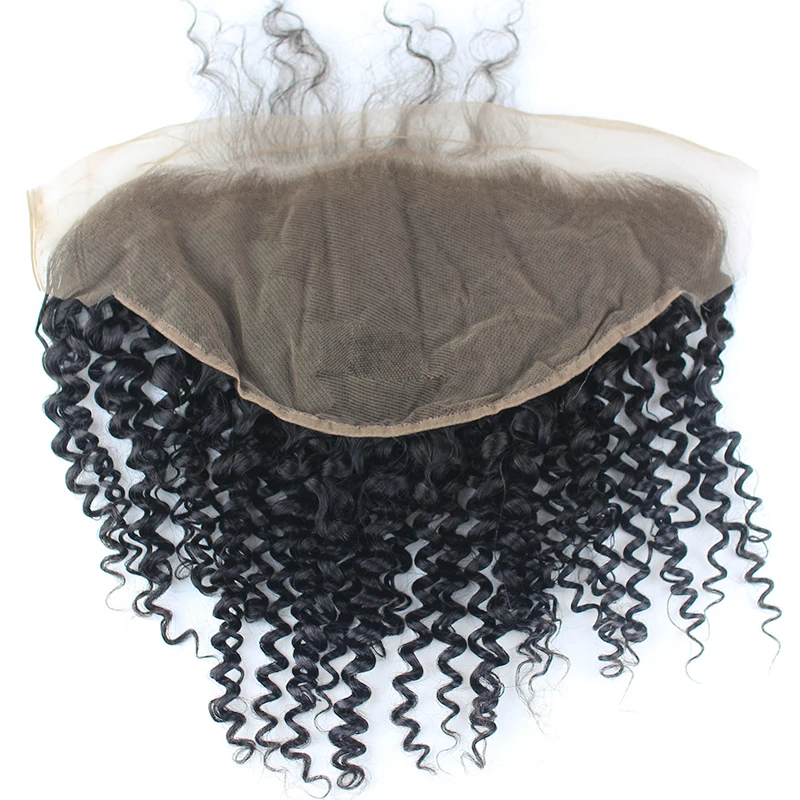 cabelo humano 3 pacote com fechamento do laço frontal eseewigs