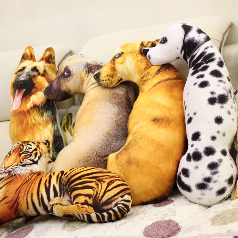 

Creative simulation dog doll God annoying single dog husky pillow Korean weird birthday gift calico critters toy