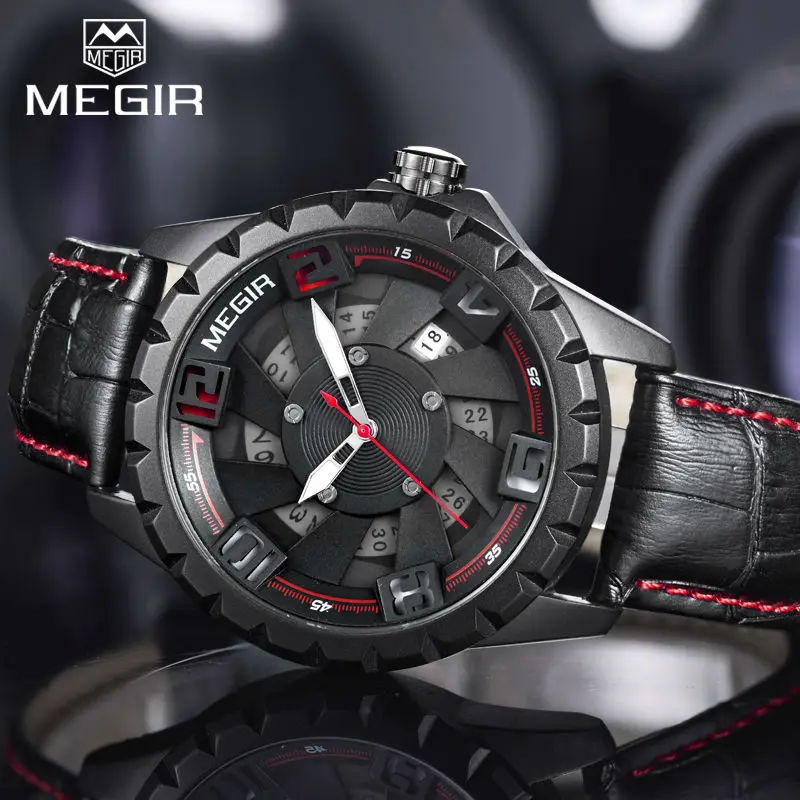 2017 Megir New Watches Men Luxury Brand Fashion Casual Military Sports Watches 3ATM Waterproof Analog Quartz Leather Watch Top 2017 Megir New Watches Men Luxury Brand Fashion Casual Military Sports Watches 3ATM Waterproof Analog Quartz Leather Watch Top