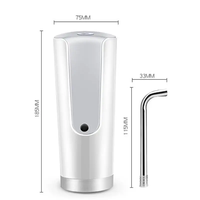 Smart Rechargeable USB Wireless Electric Water Pump Dispenser Drinking Bottle Switch for Travel Portable Use Suction Unit