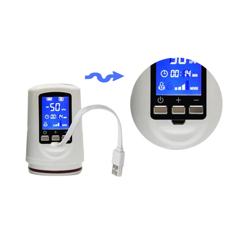 Pаспродажа Большой экран с цифровым дисплеем Электрический для начинающих мужчин член вакуумная эрекция вспомогательное устройство мужской член Нас...