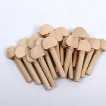 Yinfente 2 компл.(8 шт.) Скрипка Peg природных кленового дерева, 4/4 скрипка аксессуары Полный Размеры#9