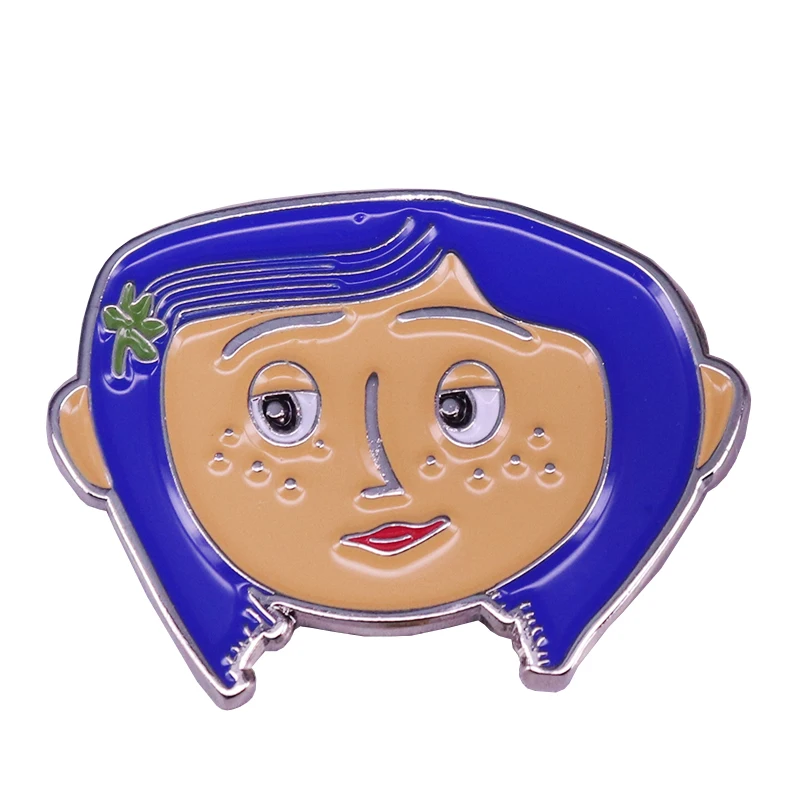 Кукла Coraline булавка на лацкан страшный подарок для фанатов из анимационного
