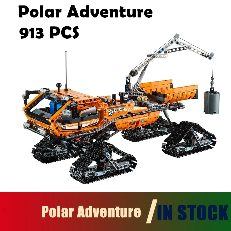 

Polar Adventure Vehicle building blocks bricks toys for children Compatible Genuine Technic 42038 model 20012 913pcs