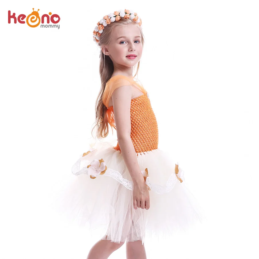 

Moana Inspired Tutu Dress For Girls Birthday Party Handmade Kids Lace Flower Tulle Dress Girl Halloween Cosplay Fancy Costume