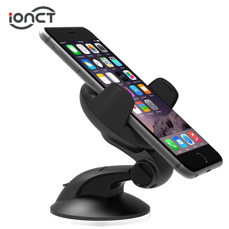 

iONCT Car Phone Holder For Dashboard Windshield Mount Stand Mobile Phone Holder Universal Smartphone Cell Support cellular phone