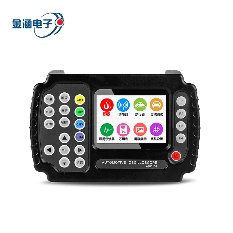 

JINHAN ADO102/ADO104 Automotive Oscilloscope 4H 10MHZ 100MSa/s Digital Oscilloscope Multimeter Motobike diagnostic Repair tools