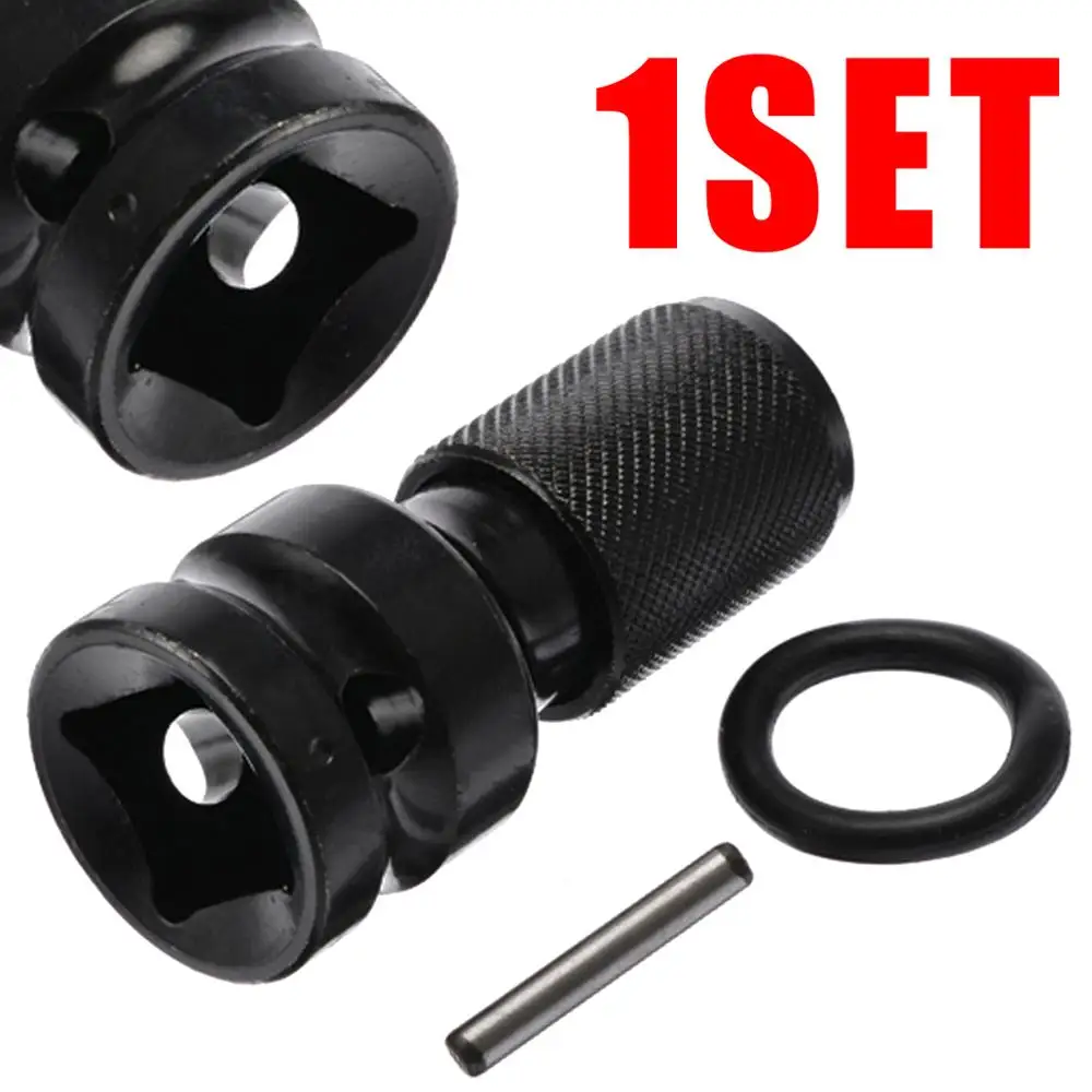 

New Steel Impact Socket Adapter 1/2 inch Square To 1/4" Hex Ratchet Socket Adapter Drive Converter Impact Power Tool
