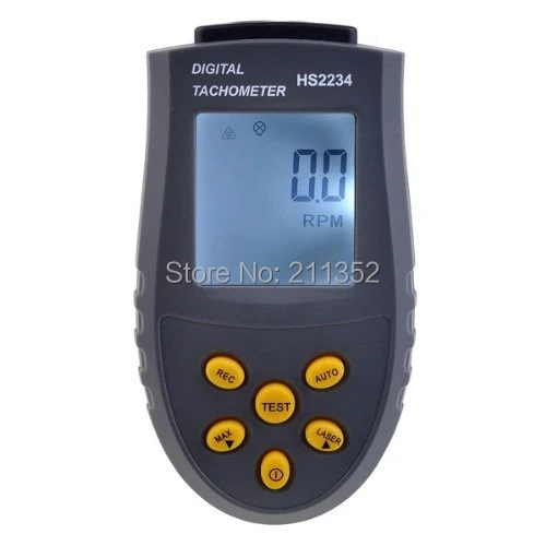 Digital Tachometer RPM Tach Speed Gauge Engine Diagnostic Tool LCD No