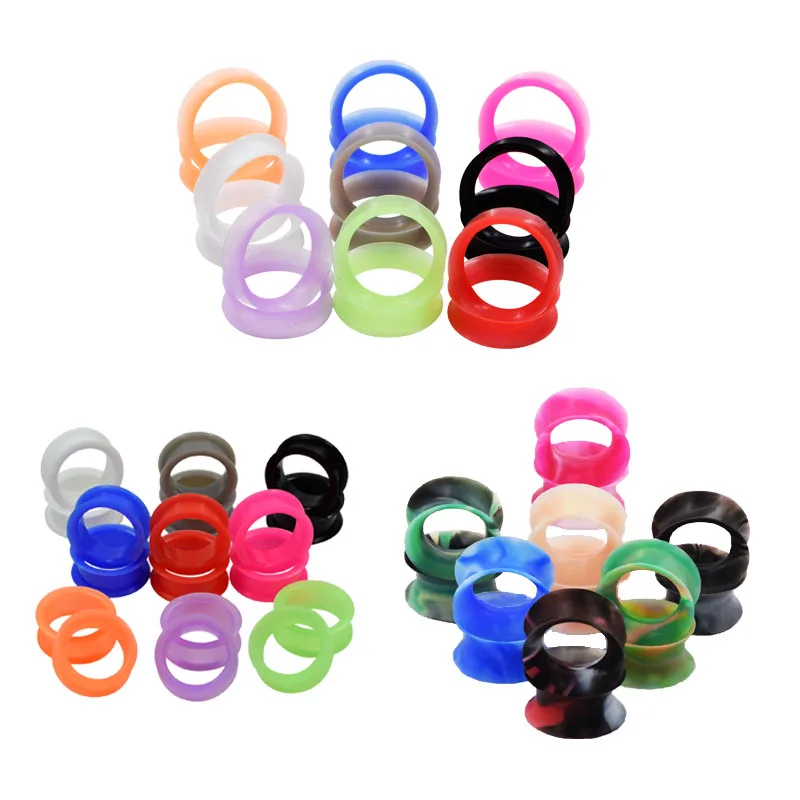 29pairs Silicone Ear Plugs Hollow Flesh Ear Tunnels Wholesale Earlet