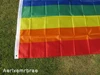 Livraison gratuite Aerlxemrbrae drapeau arc-en-ciel 3x5 pi Polyester drapeau Gay fierté paix drapeaux lesbienne fierté paix fanions drapeau ► Photo 3/4
