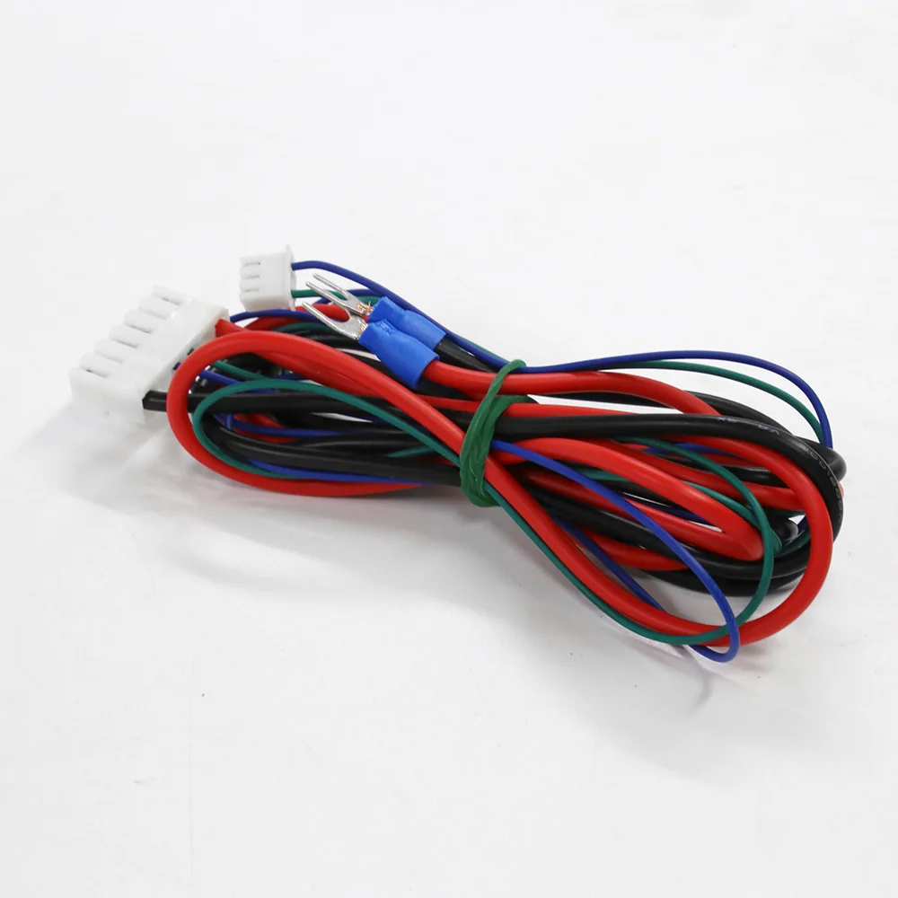 2 шт./лот 3D-принтеры часть радиатор кабель провод крепежная проволока MK2A/MK2B/MK3 Тепло Кровать сварная линия для Anet Алюминий пластина