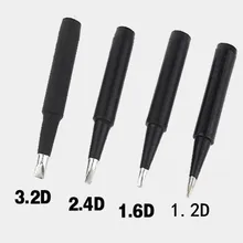 5 шт. термостат 936 паяльная станция 900 электрический утюг головы 900M-T-0.8D, 1.6D, 2.4D, 3.2D квартира Цуй, бессвинцовой пайки железная голова