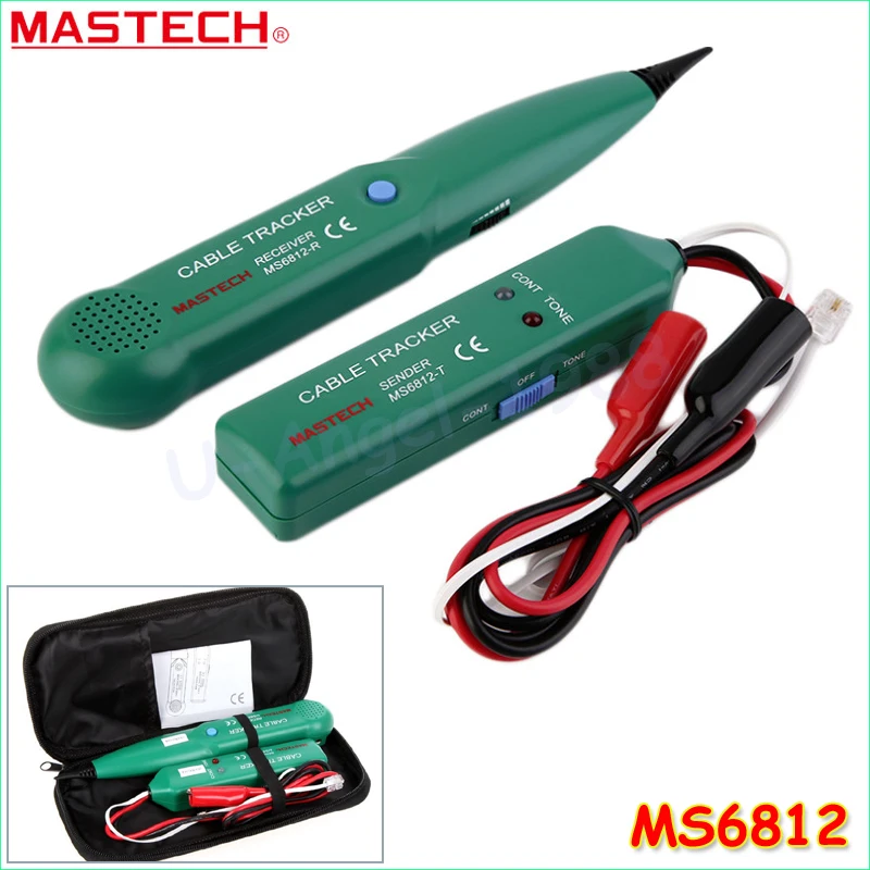 Тестер сетевого кабеля MASTECH MS6812 для телефонного провода трекер линии