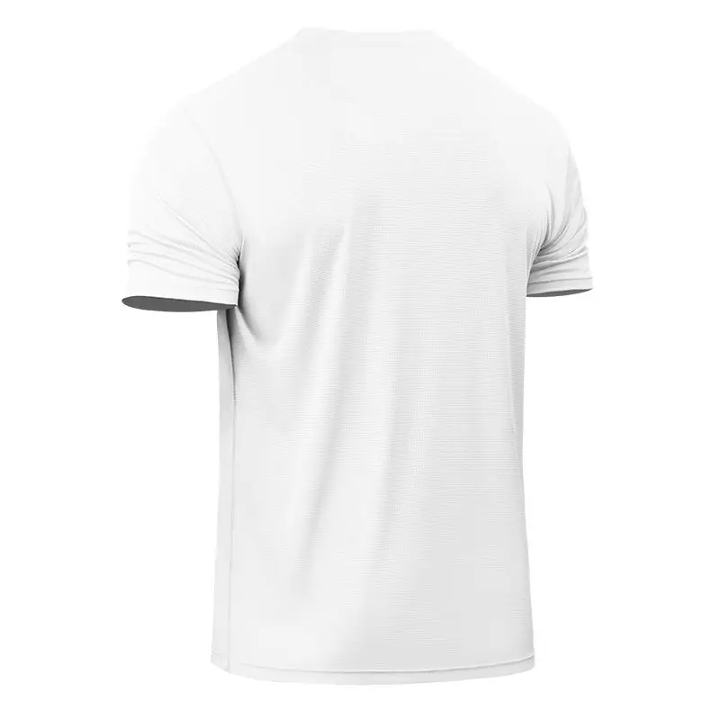 Быстросохнущие Компрессионные Мужские футболки с коротким рукавом, футболки для бега, фитнеса, тенниса, футбола, спортивная одежда для спортзала