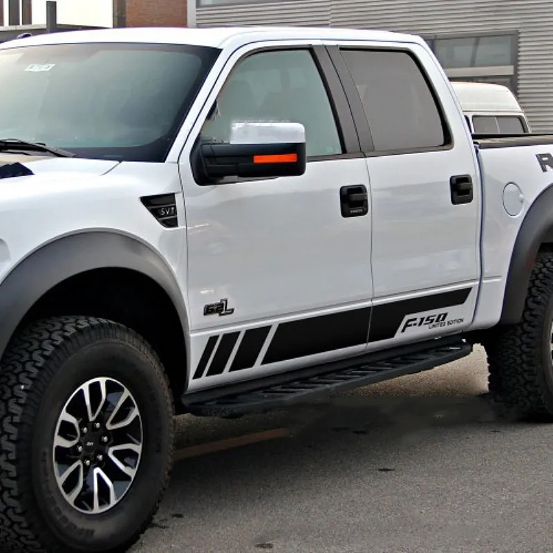 1 пара автомобильные двусторонние наклейки для пикапа Ford RANGER Raptor F150 F250 F350 F450 F550