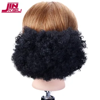 

JINKAILI Curly Hair Chignon Hair Tails Natural Fake Rubber Band Hair Bun High Temperature Fiber Synthetic For Wome