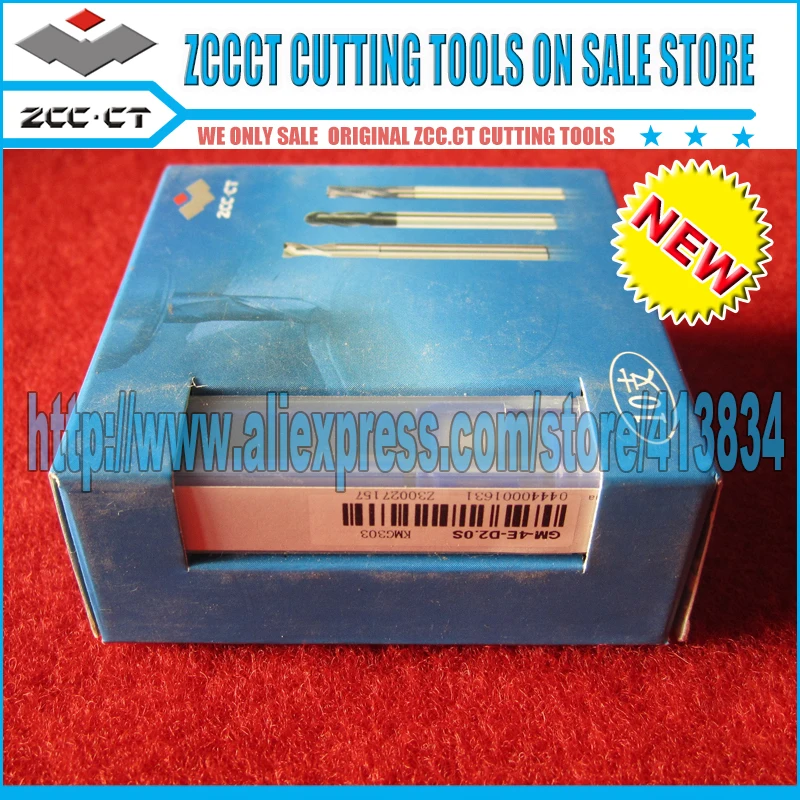 

1 piece GM-4E-D2.0S ZCC.CT GM Cemented Carbide CNC 4 Flute Flattened end mill with straight shank