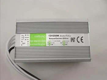 

Wholesale 12V 250W Waterproof Electronic LED Driver Transformer Power Supply For LED Light Strip Switch AC 170~250V to DC12V