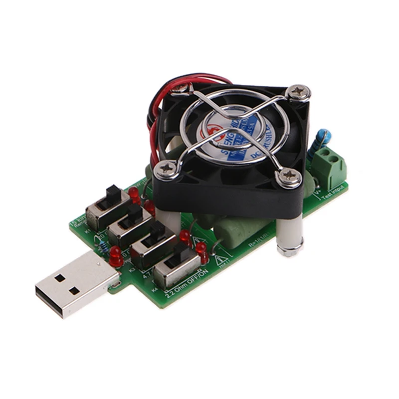 Регулируемый 15 токовый USB нагрузочный резистор тестер сопротивления разряда W312 |