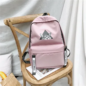 

Fashion 2019 Backpack Women Preppy School Bags For Teenagers Backpack Female Nylon Travel Bags Girls Backpack Mochilas