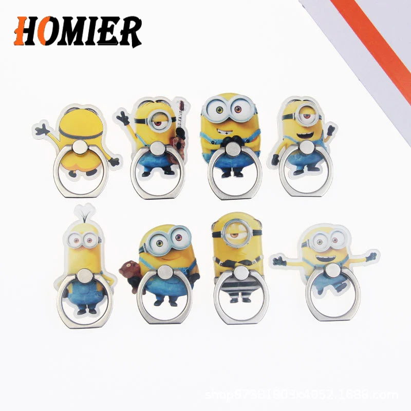 

Socket Universal Metal Finger Ring Mobile Cell Phone Cute Cartoon phone Holder stand For iPhone 5 6s 7 8 plus X XS Bracke holder