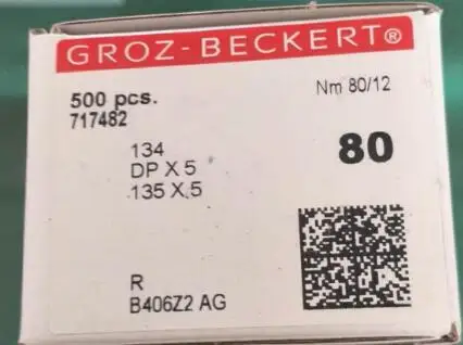 500 шт. оптовая продажа оригинальные швейные иглы Groz Beckert DPX5 DP X 5 135X5 134 предлагаемые