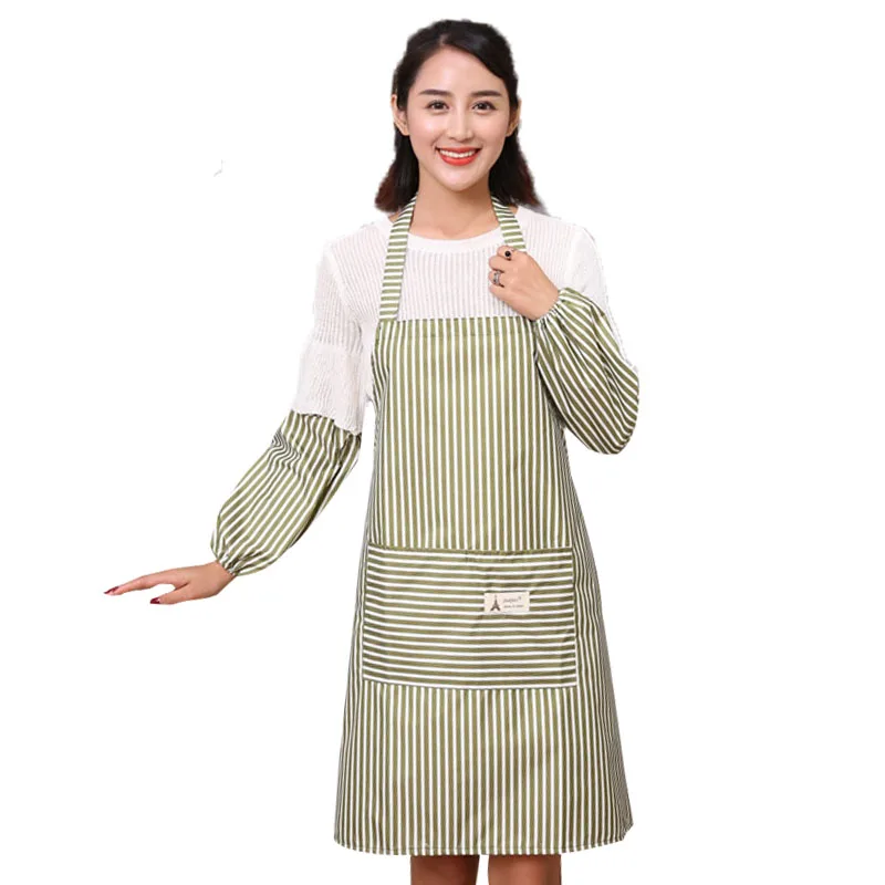 1PCS 3 Colors Polyester Woman Apron Kit Chef Cooking Kitchen Aprons and