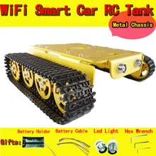 Сделайэто T200 металла робот цистерны гусеничная цепь аксессуар Дистанционное Управление гусеничные гусеничное колесо игрушка «сделай сам» Роботизированная модель