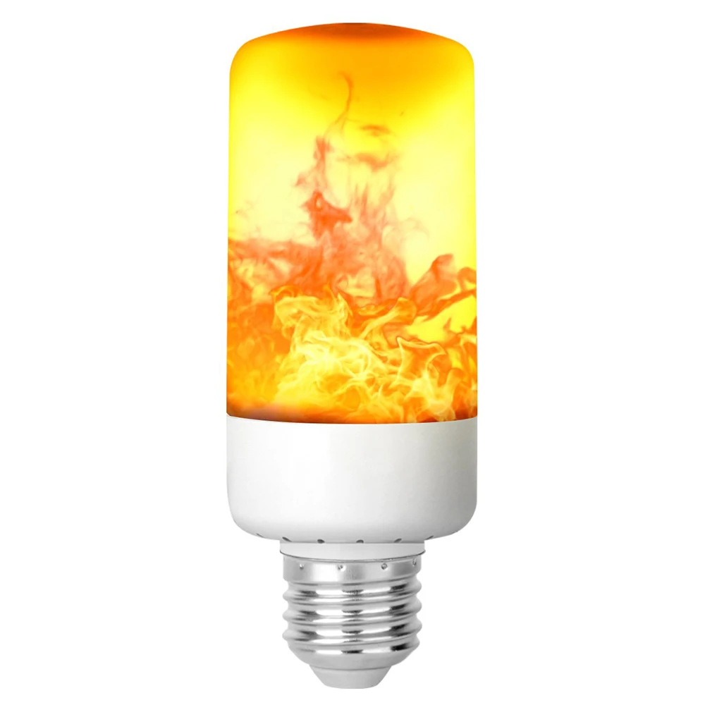 LED Flame Lamp 99Leds 3 Modes E26/E27 B22 E12 E14 LED Flickering Emulation LED Bulb Halloween Decorative Light Bulb D40