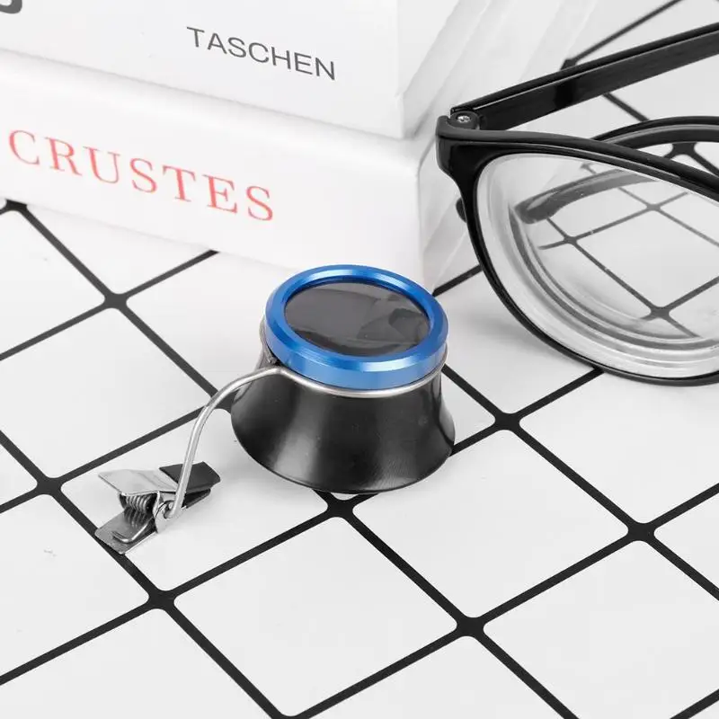 5X/10X/20X Clip-On очки Лупа лупы увеличительные линзы Watchmakers Ювелиры инструмент часы ремонт инструмент