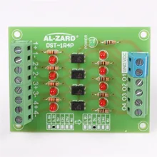 3.3 В до 24 В 4bit анод изолятор plc уровень сигнала Напряжение конвертер совета Модуль