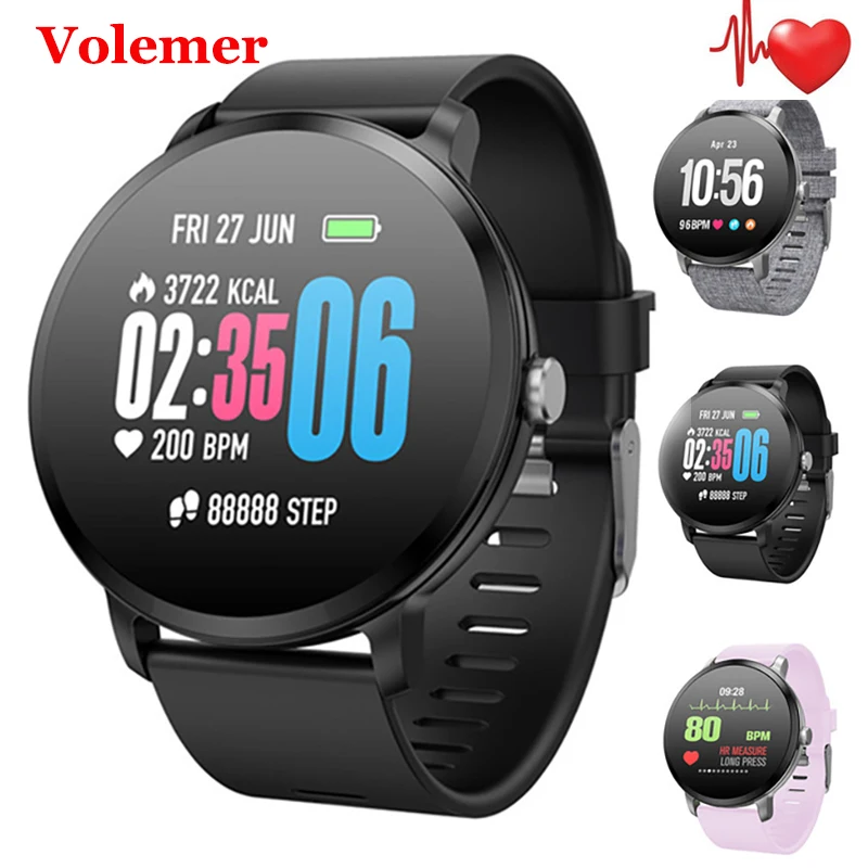 

Volemer smart band Heart Rate monitor Breathing Lamp Prompt IP67 waterproof Fitness Tracker Blood Pressure Monitor Smart Watch