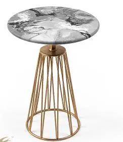 Модный диван-столик в стиле Луи, маленький круглый светильник, роскошный и минималистичный чай - Цвет: G2