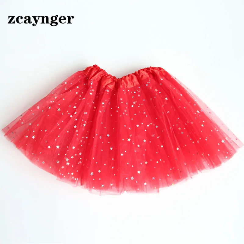 

Star Dace Tutu Skirt Baby Girl kKids 3 Layers Lace More Color Princess Girls Skirts 2~8Age Children Clothing Tutu Pettiskirt