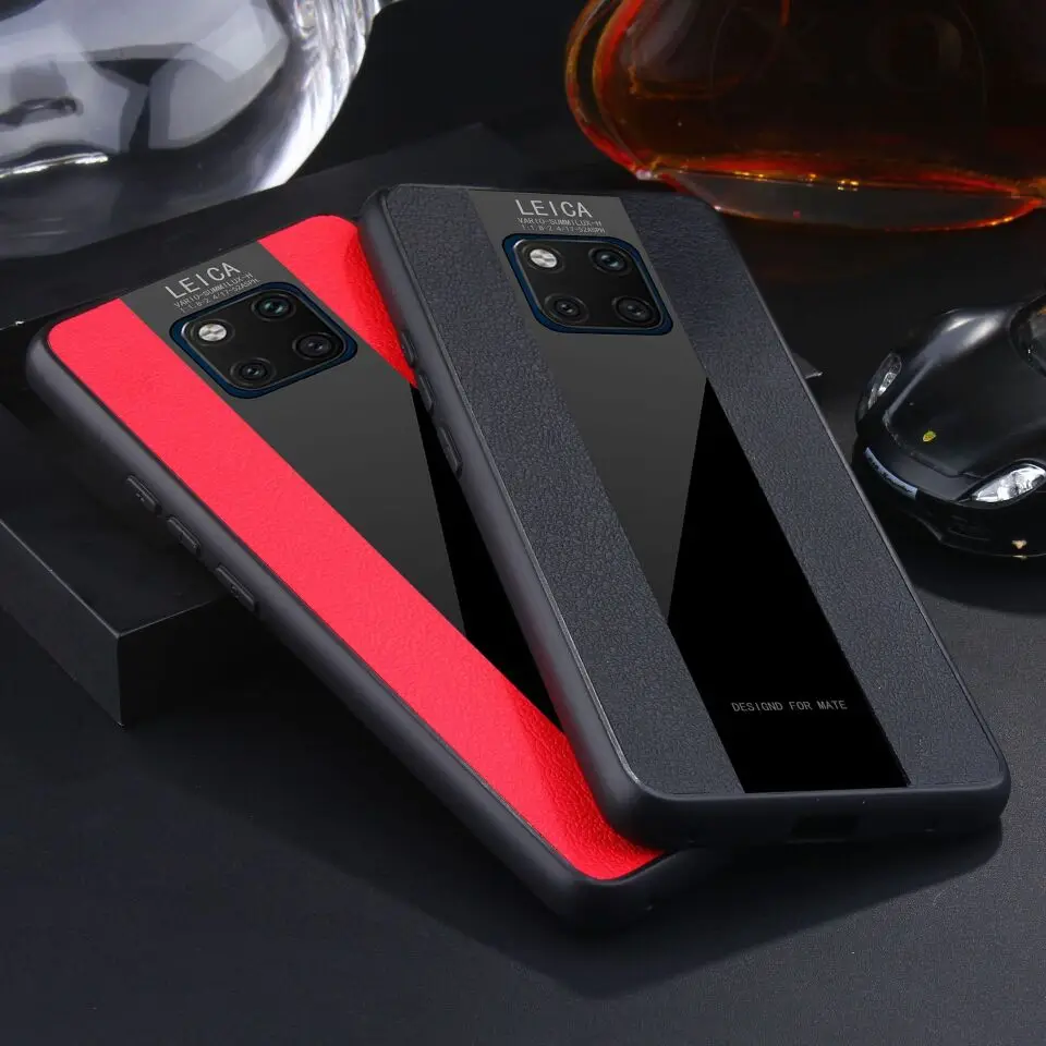 

For Huawei Mate 20 Pro Porsche Case Leather Cover For Huawei Mate 10 20 X P10 Plus P20 Lite Honor 9 10 Lite V20 8X Y9 2019 Case