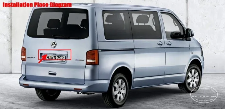 Volkswagen-Transporter-T5-back-license-plate-lamp