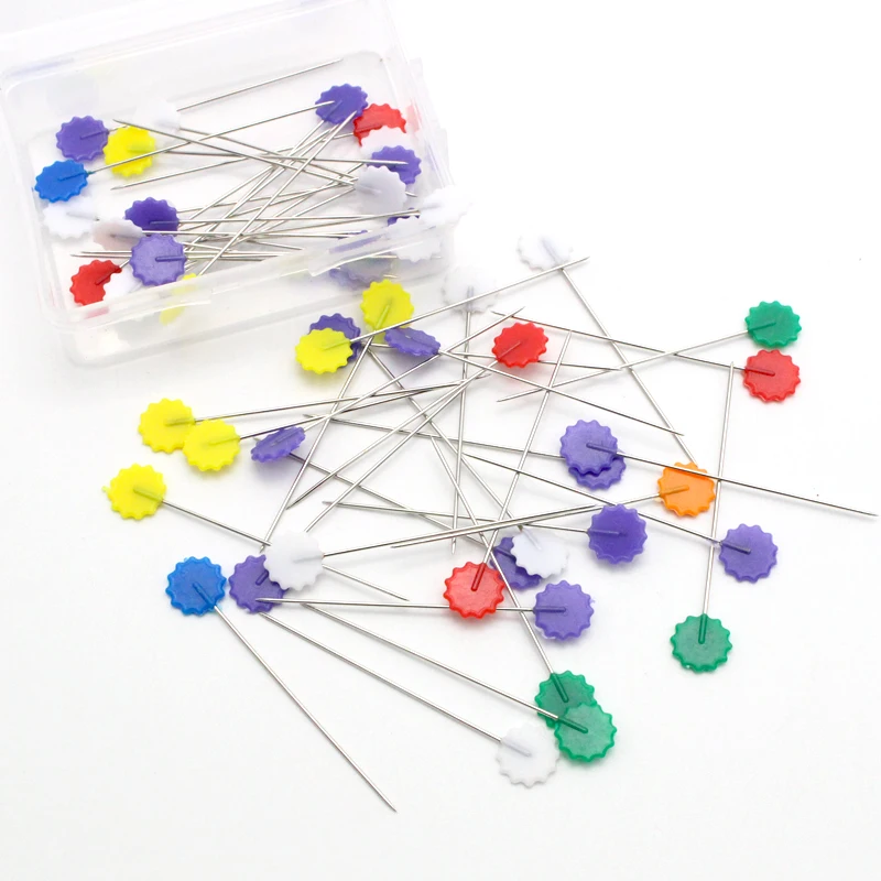 100Set Sewing accessories patchwork pins flower pin sewing pin with box