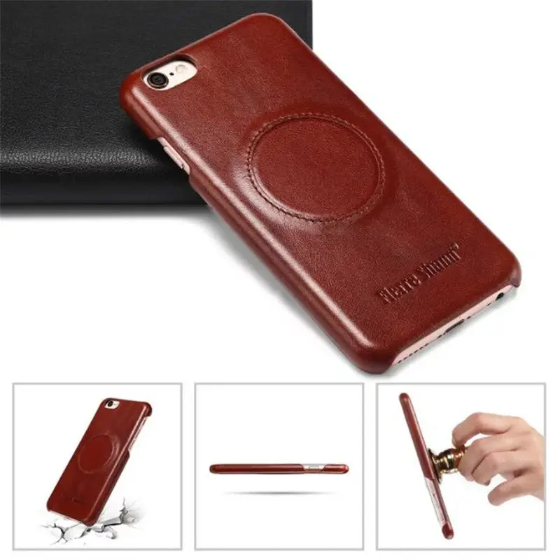 bilder für New Luxury ultradünne Magnetische Echtes Leder Zurück Fall Für iPhone 7 7 Plus Fällen Aufkleber Telefon Zurück Shell für iPhone 7 bilder für New Luxury ultradünne Magnetische Echtes Leder Zurück Fall Für iPhone 7 7 Plus Fällen Aufkleber Telefon Zurück Shell für iPhone 7