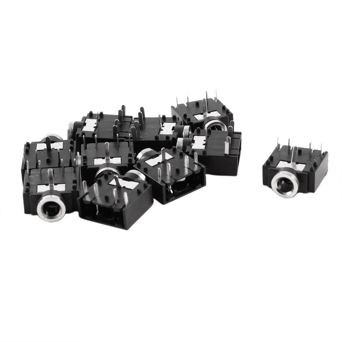 

Set Sale 10 Pcs DIP PCB Mount 5 Pins 3.5mm Socket Headphone Stereo Audio Jack