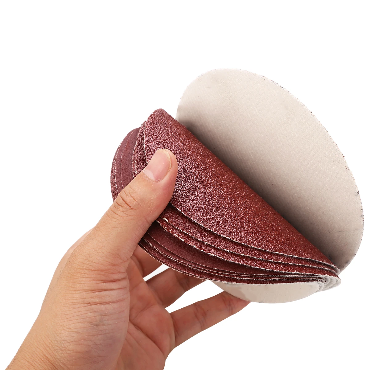 10Pcs 125mm Sanding Disc Sanding Discs Drill Angle Grinder Mount Rubber Pad Sander + M14 Pad For Abrasive Grinder Rotary Tools