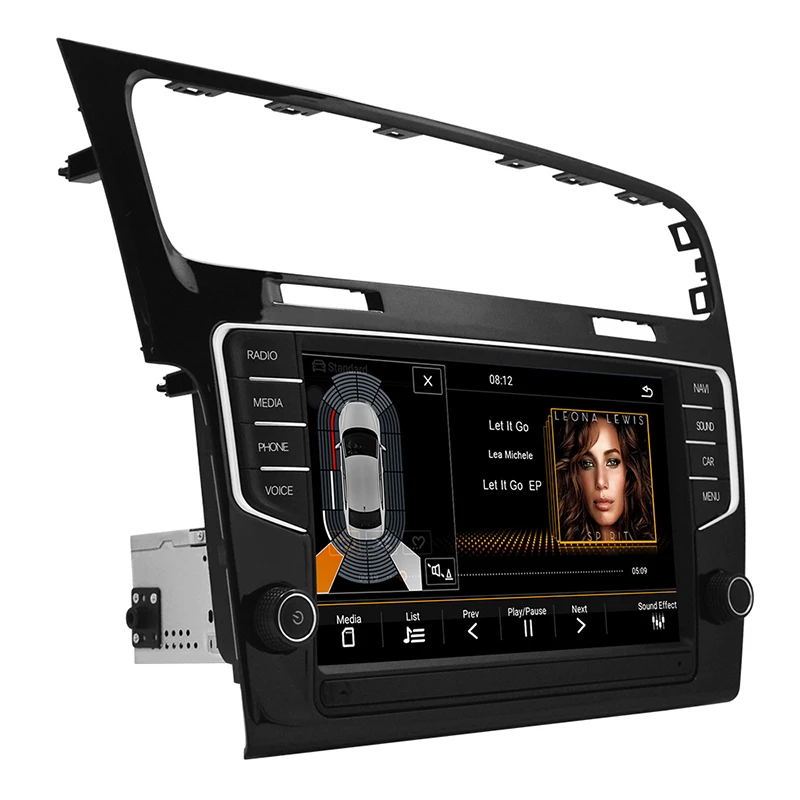 

car dvd multimedia radio player android 8.1 2G/32G audio video system for Volkswagen Golf 2014-2017