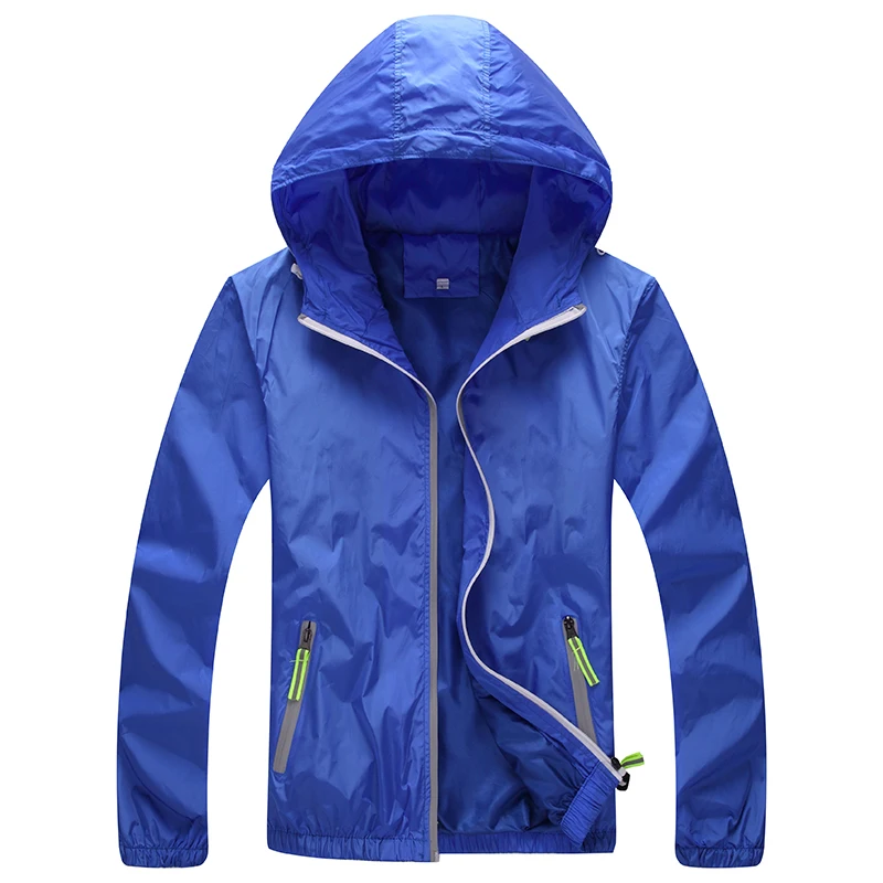  Brieuc Plus Size XS-7XL Spring Autumn Young Men Windbreaker Hooded Jacket Slim Thin Clothing Top Quality Waterproof jacket 