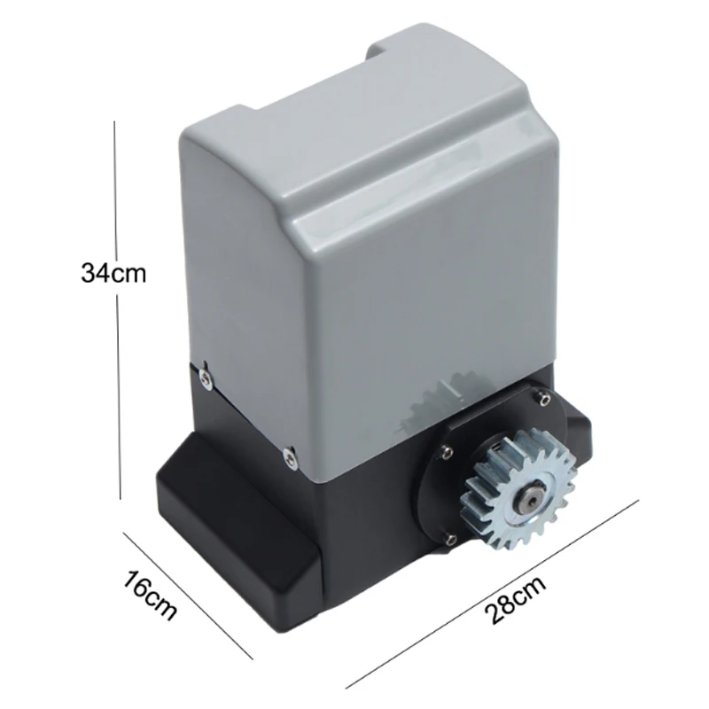 Низкая цена 220VAC гараж зубчатая передача Автоматическая открывающего механизма раздвижных ворот/двигатель для откатных ворот 800 кг 1000 кг 1500 кг опционально