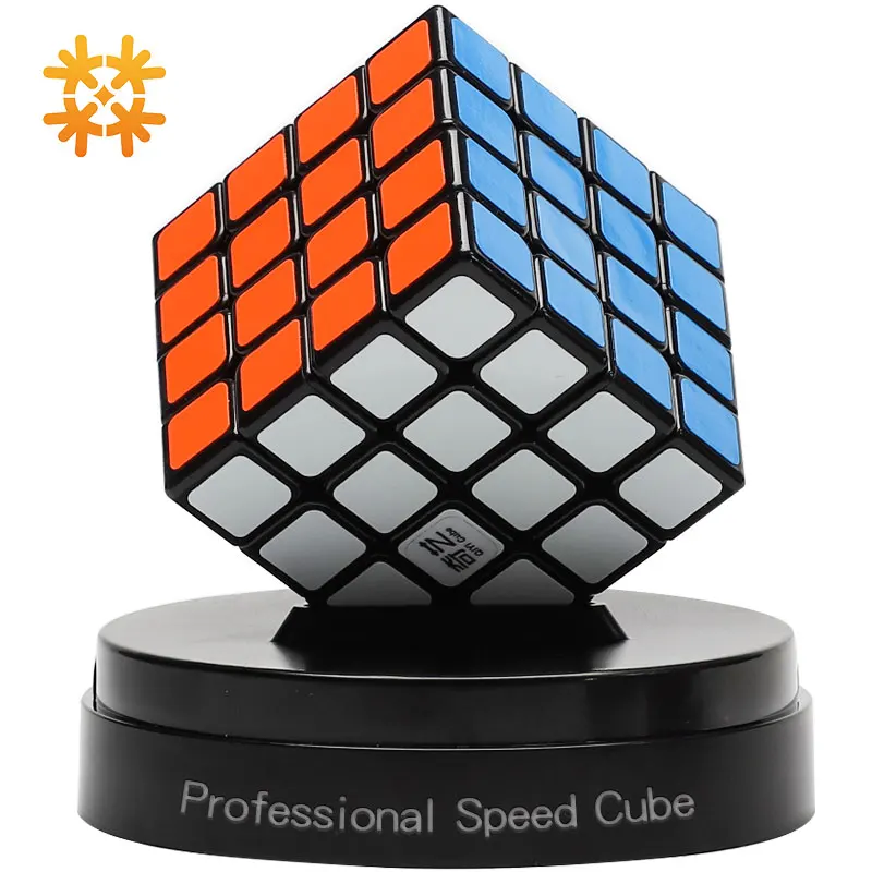 

QiYi QiYuan 4X4X4 Rubiks Magic Cubes Professional Speed Puzzles Magic Cubes Sticker Fidget Toys For Adults Learning Toys For Kid