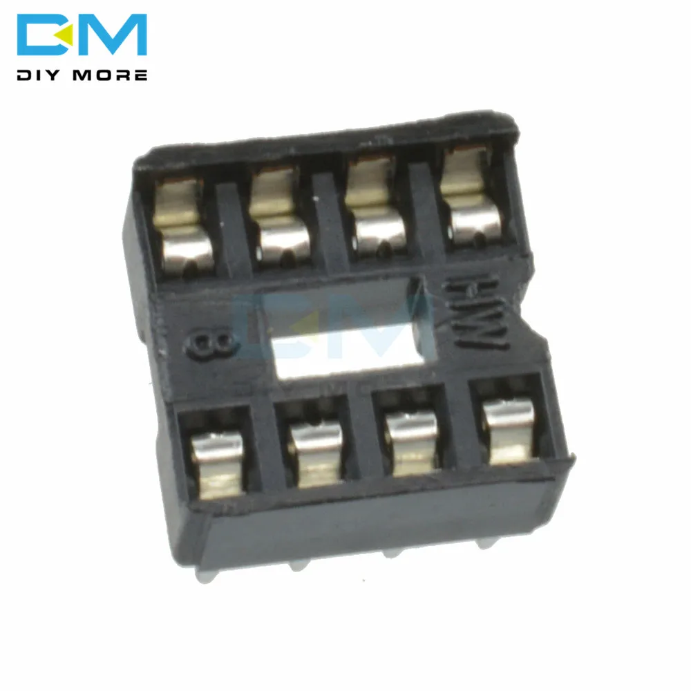 50 шт. 8pin 8 Pin DIP 8DIP IC адаптер типа припоя 2 54 мм|Интегральные схемы| |