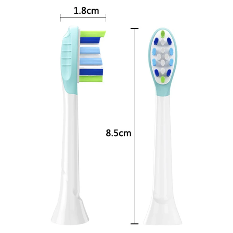 4 шт. Съемные насадки для зубной щетки для Philips Sonicare Электрическая зубная щетка подходит Adative Clean Diamondclean
