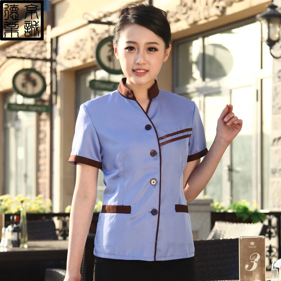 20pcs Cleaning service summer short sleeve clean pa uniforms nanny